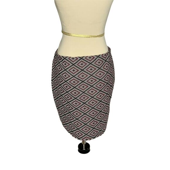 Zara Trafaluc Multicolor Geometric Print Mini Skirt Size M - Picture 9 of 11